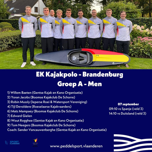 Prado Sportswear: Empowering the Belgian Canoe Polo Team